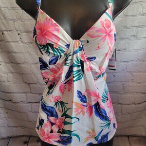 Island Escape Womens Scorpio Underwire Tankini Top